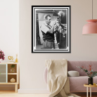 Vintage Americana Print - Desi Arnaz behind camera