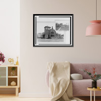 Quarantine station. Office of Dr. Doty, where boarding doctors wait for the signal, two whistles, informing them of the approach of an incoming steamer Laboratory at quarantine. Heritage Wall Art P