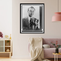 Historic Framed Print, [Conrad Thibault, half-length portrait, facing slightly right].Yvonne. Zola(?),  17-7/8" x 21-7/8"