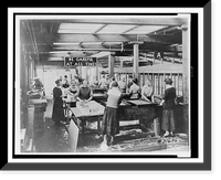 Women immersing bouchon assemblies for hand grenades in Vatudrip to prevent rust, Gorham Manufacturing Co., Providence, Rhode Island, during World War I, Antique Print