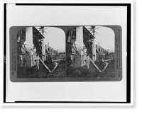 The overshot wheel furnishing power for grinding, and the picturesque aqueduct bringing water from the mountains, Mona Sugar Estate, Jamaica, Vintage Print