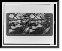 Historic Framed Print, Boiling coppers, Weltz pan and Crane in an old style Sugar Mill, Mona Sugar Plantation, Jamaica,  17-7/8" x 21-7/8"