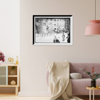 Historic Framed Print, Caron Funeral, 7/8/14 see No. 60521,  17-7/8" x 21-7/8"