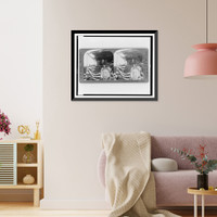 Historic Framed Print, President Taft speaking at Augusta, Ga. Nov. 8, 1909,  17-7/8" x 21-7/8"