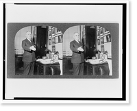 President Harry S. Truman standing beside desk with right hand extended, Antique Wall Art