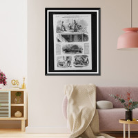 History of Sea Island cotton.from sketches by James E. Taylor. - 2, Antique Poster