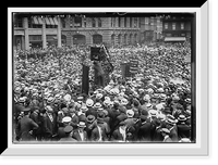 Historic Framed Print, Anarchists, Union Sq., 7/11/14,  17-7/8" x 21-7/8"