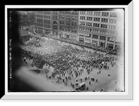 Historic Framed Print, Anarchists, Union Square, 7/11/14,  17-7/8" x 21-7/8"