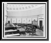 Historic Framed Print, [Old Senate chamber, in the U.S. Capitol, southside, in use by the Supreme Court, Washington, D.C.],  17-7/8" x 21-7/8"