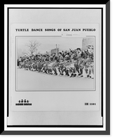 Turtle dance songs of San Juan Pueblo, Antique Print