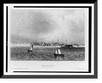 Historic Framed Print, Charleston,  17-7/8" x 21-7/8"