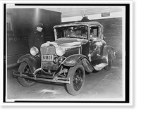 Historic Photo Print - Ford coupe, in which Vivian Gordon possibly