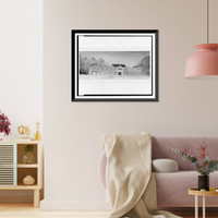 Historic Framed Print, [Department store (Spring Valley Store") for Julius Garfinckel & Co.,  Massachusetts Avenue and Fordham Road,  N.W.,  Washington,  D.C. Front perspective rendering]",  17-7/8" x 21-7/8"