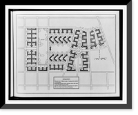 Site plan for low-rent housing, Antique Wall Art