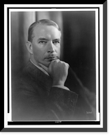 Historic Framed Print, [John P. Marquand, head-and-shoulders portrait, facing right].Bachrach.,  17-7/8" x 21-7/8"