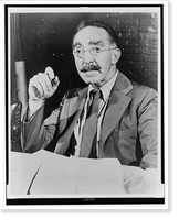 S.J. Perelman, half-length portrait, seated, facing front, Antique Wall Art