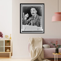 S.J. Perelman, half-length portrait, seated, facing front, Antique Wall Art