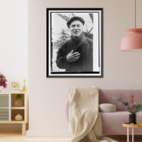 Boris Pasternak, composite photograph showing two half-length portraits, Vintage Poster