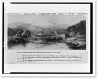 Stonewall Jackson's boyhood home, near Weston, Lewis County, West Virginia, Antique Wall Art