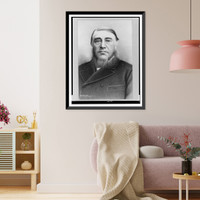 Historic Framed Print, [Paul Kruger, head-and-shoulders portrait, facing front],  17-7/8" x 21-7/8"