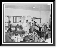 Historic Framed Print, [African American children in classroom],  17-7/8" x 21-7/8"