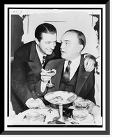 Historic Framed Print, [William Gaxton and Victor Moore at the Stork Club],  17-7/8" x 21-7/8"
