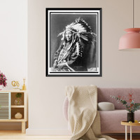 Historic Framed Print, Susie Shot in the Eye, Sioux,  17-7/8" x 21-7/8"