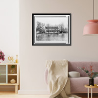 Lake Side House, Setauket, L.I. Classic, Antique Poster