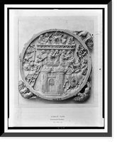 Mirror case, Fourteenth century, No. 1617-55, Antique Print