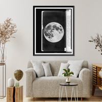 The moon.photograph by Rutherfurd. - 2, Historic Reproduction