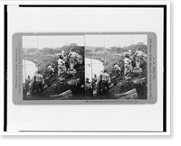 Loading holes with dynamite, Point 2, June 6, 1909, Vintage Wall Art