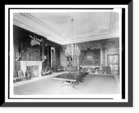 Antique Architecture - White House - Interior view of the with moose