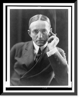 Historic Framed Print, [John Fox, Jr., half-length portrait, facing front],  17-7/8" x 21-7/8"