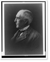 Frederick Du Cane Godman, head-and-shoulders portrait, left profile, Historic Print