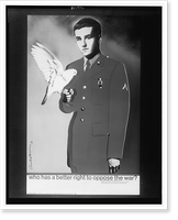 Who has a better right to oppose the war?.Avedon '69, Vintage Print
