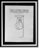 Antique Photo Print - Circus & Carnival - The electric circus
