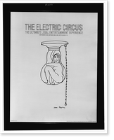Antique Photo Print - Circus & Carnival - The electric circus