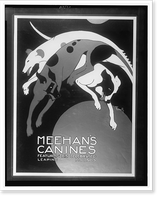 Meehan's canines Featuring his celebrated leaping hounds.Iannelli, Vintage Print