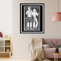 Historic Framed Print, Winter sports, national & state parks.Dorothy Waugh.,  17-7/8" x 21-7/8"