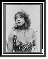 Ada (Aida) Overton Walker, half-length portrait, facing left.White, N.Y, Antique Wall Art