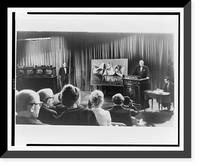 First televised transatlantic art auction held in New York, Antique Print