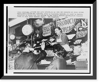 Tropical fruit being sold at market in Spanish Harlem, New York City Classic, Vintage Wall Art