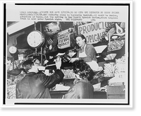 Tropical fruit being sold at market in Spanish Harlem, New York City Classic, Vintage Wall Art