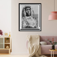 Wife of Weasel Head. Piegan, Historic Print