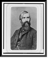 Historic Framed Print, [Albrecht von Graefe, half-length portrait, facing slightly right],  17-7/8" x 21-7/8"