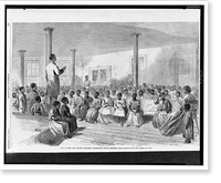 Zion" school for colored children, Charleston, South Carolina.from a sketch by A.R. Waud." Classic, Vintage Poster