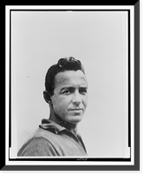 Harvey Swados, head-and-shoulders portrait, turned right, facing front, Vintage Wall Art