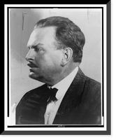Ben Ames Williams, head-and-shoulders portrait, left profile, Vintage Wall Art