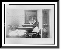 Mr. Hubbard's room in Fort House, Vintage Print
