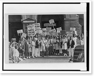 School children's protest parade, Norfolk, Va., Sunday, June 25, 1939, Historic Reproduction